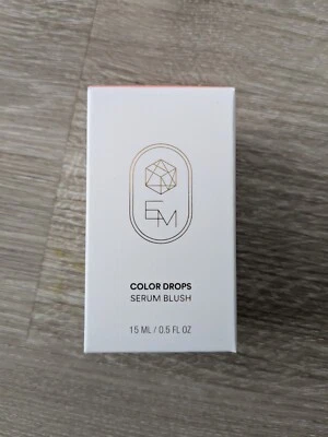 NEW Em Cosmetics Color Drops Serum BlushDrops  Size.34 oz, Venetian Rose, BNIB - Image 1 of 4