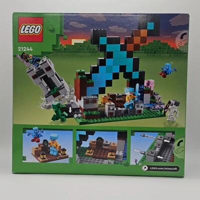 Lego Brick Minecraft The Sword Output 21244 Model Number Diamond Sword Base LEGO - Image 1 of 4