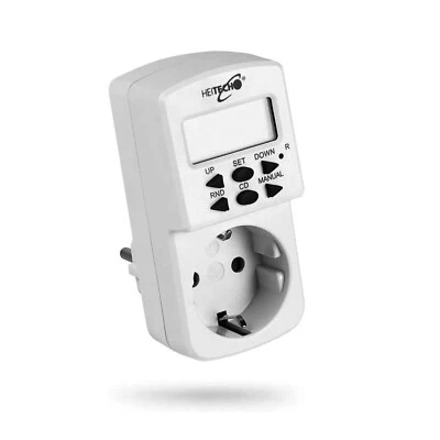 Digitale Mini Wochen-Zeitschaltuhr Steckdose Timer Schaltuhr Zeitschalter - Bild 1 von 2