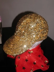 ¡GORRA DE BÉISBOL DE LENTEJUELAS DORADAS COINCIDE CON TODO EL USO DURANTE TODO EL AÑO! REGALO DE NAVIDAD - Imagen 1 de 1