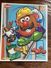 1997 Playskool Mr Potato Head Toolbelt Tater 8 Piece Wooden Puzzle 163-11 Hasbro
