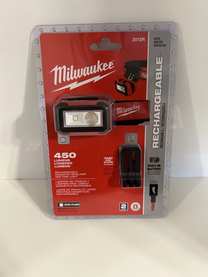 Milwaukee Tool 2012R Milwaukee перезаряжаемая магнитная фара/рабочий свет 450 л  - Изображение 1 из 1