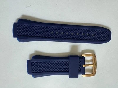 Correa Swiss Legend Neptuno Silicona/Goma Azul para Relojes 53mm Foto 1 de 2