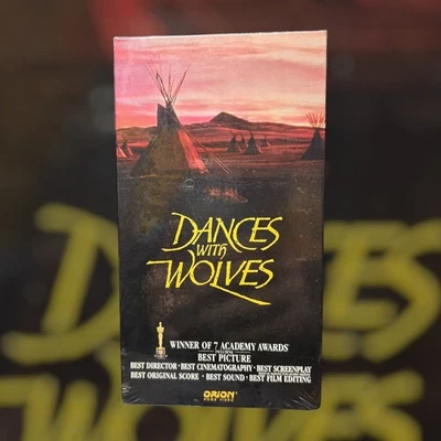 Dances With Wolves VHS 1990 Western Original Release Orion Home Video - Image 1 of 2
