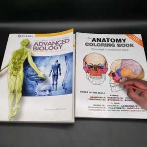 Apologia Advanced Biology 2nd Ed Human Body Textbook + Anatomy Coloring Book - Picture 1 of 22
