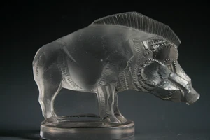 MASCOTA COCHE CRISTAL RENE LALIQUE SANGLIER - 1929 - Imagen 1 de 6