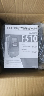 3 phase starter Teco F510 Freq. Inverter Fan,  Pump AC Drives 1 HP - 800 HP - Image 1 of 4