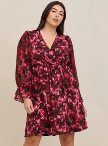 Abito babydoll Torrid Mini Studio in maglia taglia 2X - Foto 1 di 12