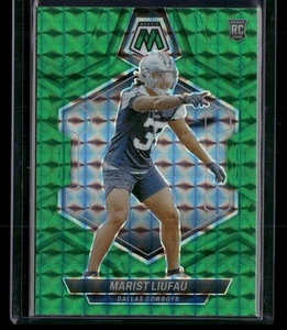 2024 Panini Mosaic #370 Marist Liufau Mosaico Verde Dallas Cowboys - Imagen 1 de 2