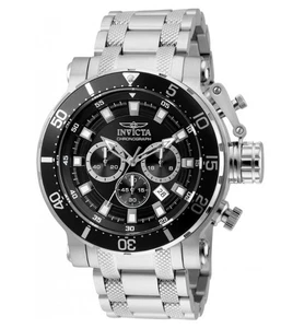 Reloj cronógrafo Invicta Coalition Forces para hombre 52 mm doble negro acero inoxidable 32704 - Imagen 1 de 20
