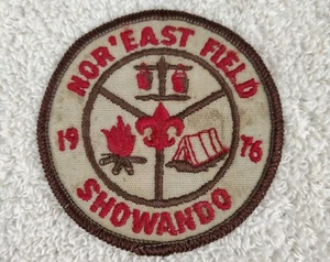 Vintage BOY SCOUTS OF AMERICA Badge Nor'East Field Showando 1976 - Picture 1 of 4