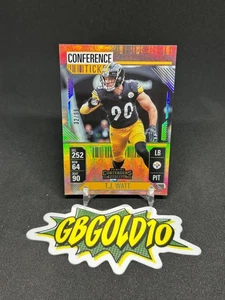 2024 Panini Contenders - T.J. Watt #83 Conference Ticket /99 - Picture 1 of 2