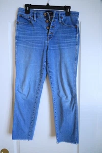 J. Crew Jeans Damen 29 Light Denim High-Rise Straight Leg, freyed hem - Bild 1 von 5