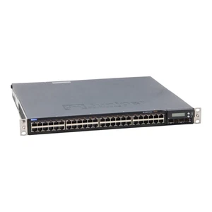 Juniper EX4200-48P 48-Port RJ-45 PoE 2x 10GbE SFP+ 2x SFP Red. PSU Switch - Afbeelding 1 van 4