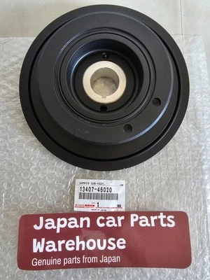 GENUINE TOYOTA OEM LEXUS MK4 IS300 GS300/400/500 CRANKSHAFT DAMPER SUB-ASSY - Image 1 of 4