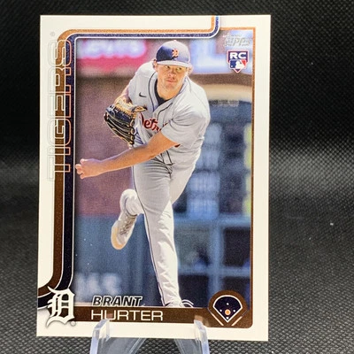 Brant Hurter RC 2025 Topps Series 1 #348 Detroit Tigers - Image 1 of 2