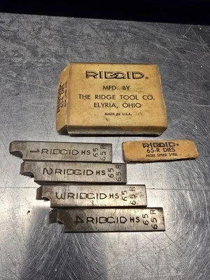 RIDGID HS 65r new old stock pipe, threading bits - Image 1 of 4