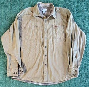 Carhartt (IRR) S96BRN Brown Duck Canvas Flannel Lined (Men's XL) - Picture 1 of 13