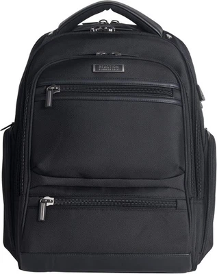 Kenneth Cole Reaction ProTec Mochila de Viaje de Negocios 17" Laptop USB Negra Foto 1 de 4