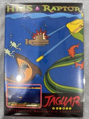 Atari Jaguar HMS Raptor New Cartridge Original Authentic Complete CIB - Image 1 of 3