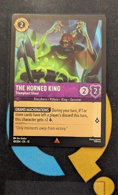 49/204 The Horned King - Triumphant Ghoul Rare Disney Lorcana Set 10  - Image 1 of 3