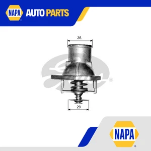 Coolant Thermostat fits VAUXHALL CAVALIER Mk3 1.8 88 to 95 Gates 1338043 1338049 - Picture 1 of 8