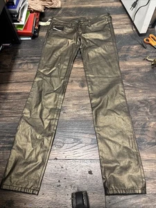 Diesel Industry Clush Copper Metallic  Jeans sz 28 Italy  Made 32 Brand New - Picture 1 of 8