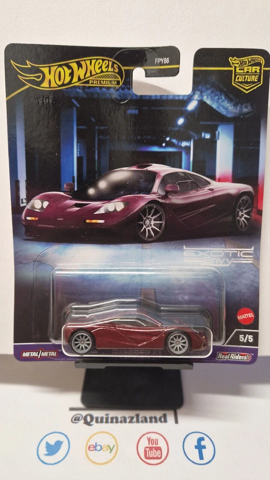 Hot Wheels EXOTIC ENVY McLAREN F1 (NG78) - Photo 1/2