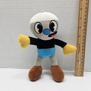 Cuphead MUGMAN PLUSH - 7.5" Blue Stuffed Animal - NICE! - Picture 1 of 2