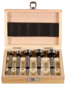 PROJAHN Forstnerbohrersatz 5 tlg. Holzbohrer Astlochbohrer Scharnierbohrer Set - Bild 1 von 2