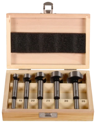 PROJAHN Forstnerbohrersatz 5 tlg. Holzbohrer Astlochbohrer Scharnierbohrer Set - Bild 1 von 2