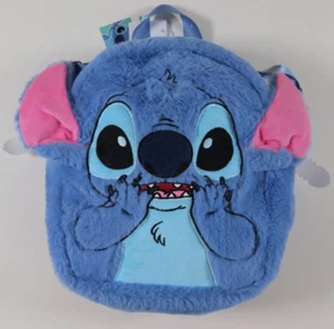 CLAIRE'S DISNEY STITCH SOFT MINI BACKPACK BAG BLUE 26084 KIDS GIRLS BOYS - Picture 1 of 14