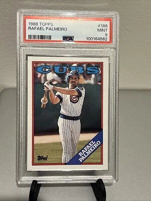 1988 Topps - Rafael Palmeiro #186 - Image 1 of 2