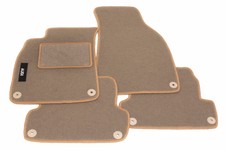 FLOOR MATS SET BEIGE FOR 2004-2007 AUDI B7 A4 S4 RS4