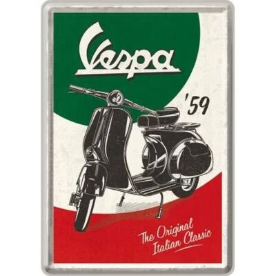 Nostalgic-Art - Mini-Blechschild Metallschild Postkarte - Vespa The Italian