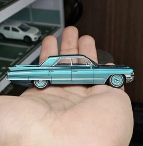 EY MK 1:64 Blue HEC Scene 1962 Deville Muscle Sedan Model Diecast Display Car - Picture 1 of 15