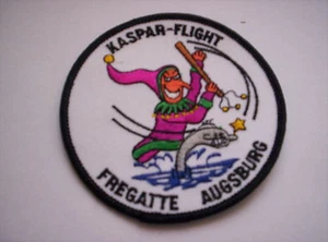 Aufnäher Fregatte Augsburg Kaspar-Flight ca 9 cm - Picture 1 of 1