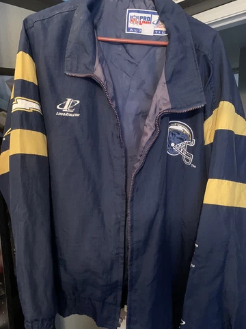 Vintage San Diego Chargers Authentic NFL  Pro Line vinyl Jacket XL! Great cond! Cover