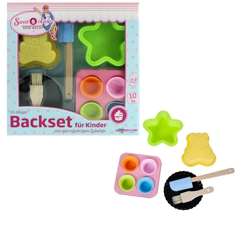Backset Kinder 10-tlg. Set Enie backt Backen Ausstechen Geschenk Neu ♥ - Bild 1 von 1