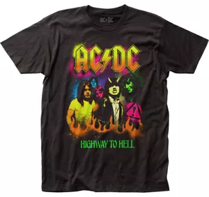 Camiseta deportiva ajustada para hombre ACDC de neón clásico rock heavy metal banda punk ACDC62 - Imagen 1 de 3