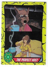 1989 Topps Teenage Mutant Ninja Turtles Card #8 The Perfect Host