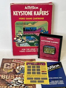 Keystone Kapers (Atari 2600, 1983) Complete In Box Scratch Off Cleaned Tested - Picture 1 of 19