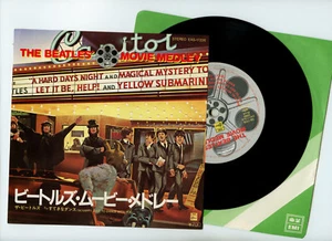 THE BEATLES 7" Japan MOVIE MEDLEY - Picture 1 of 1
