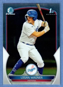 2023 Bowman Cromo Logan Wagner 1er Bowman #BCP-36 Dodgers QTY - Imagen 1 de 2