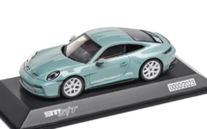 1:43 SPARK 2024 PORSCHE 911 992 S/T shade green / black int. LIMITED DEALER ED - Picture 1 of 2