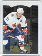 JOHN TAVARES 2012-13 SP AUTHENTIC DIE-CUT CERTIFIED AUTOGRAPH 