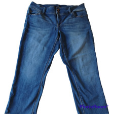Anthropologie 1822 Denim Soft Stretch Carpri Medium Wash Mid Rise 32 Jeans