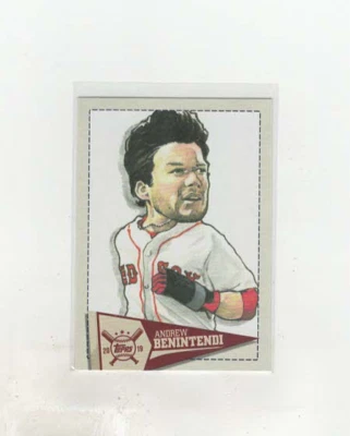2019 Topps Big League Star Caricatures Reproductions Andrew Benintendi #SCR-AB - Image 1 of 2