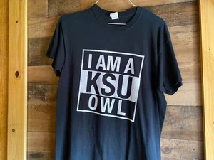 I Am A KSU Owl T-Shirt Adult Large Georgia School Kennesaw State Alumni Graduate - Picture 1 of 5