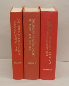 Collections of Early County Historical Society 3 Vols Georgia History Blakeley - Picture 1 of 14